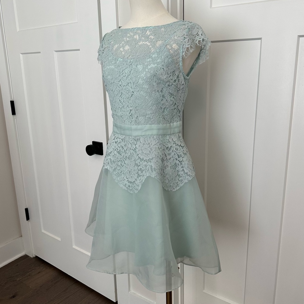 Like New Chicwish Lace A-Line Mini Dress | Size S